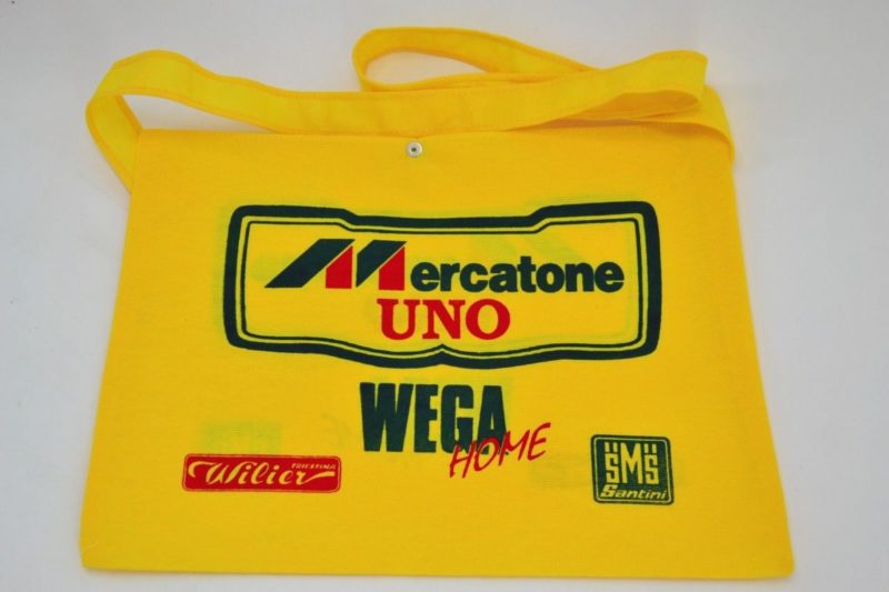 Bianchi Mercatone Uno NOS Musette Feed Bag Made in Italy Pantani Tour De France - Image 2