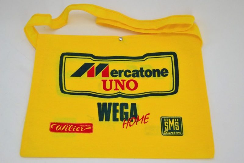 Bianchi Mercatone Uno NOS Musette Feed Bag Made in Italy Pantani Tour De France - Image 3