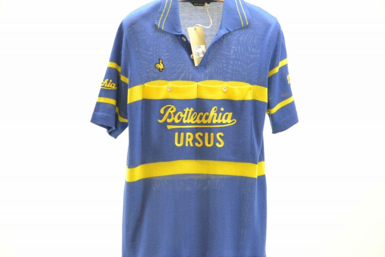 Bottecchia URSUS Jersey 1951 Blue & Yellow Replica - Cicli Berlinetta