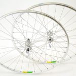 Campagnolo Record Wheelset w/ 32H Mavic MA2 Silver Clincher Rims DT Swiss Eroica