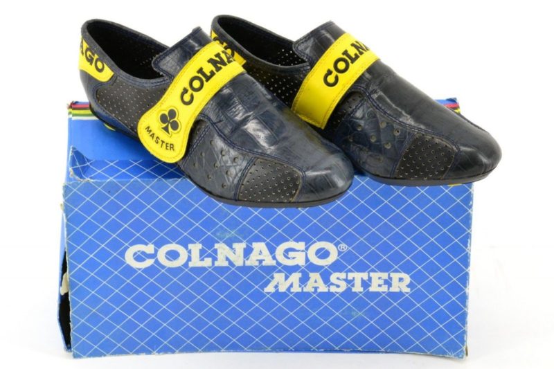 Colnago Master Classic Cycling Shoes Size 38 Midnight Blue Leather Perforated