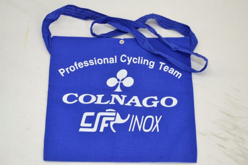 Colnago Team Inox Musette Feed Bag Made in Italy Vintage Giro D'Italia Pro-Team