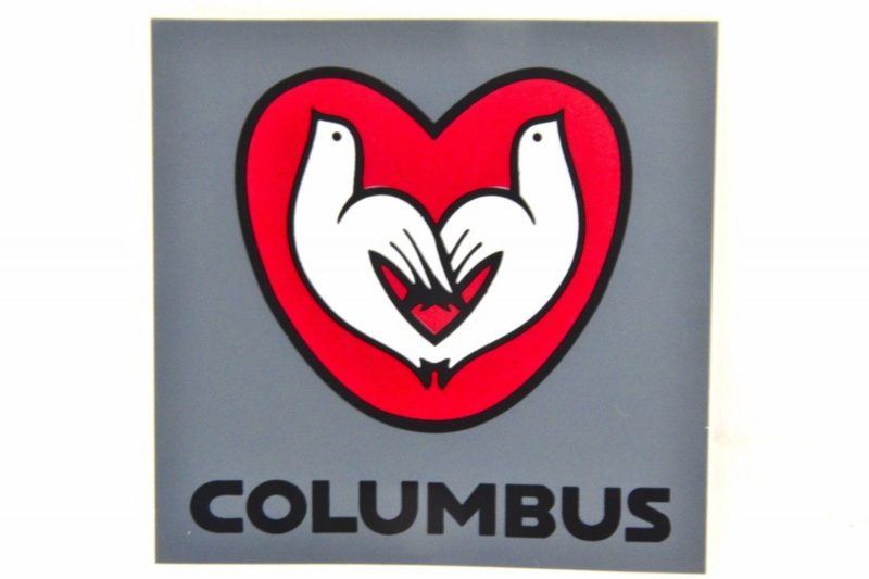 Columbus Love Dove Sticker Decal