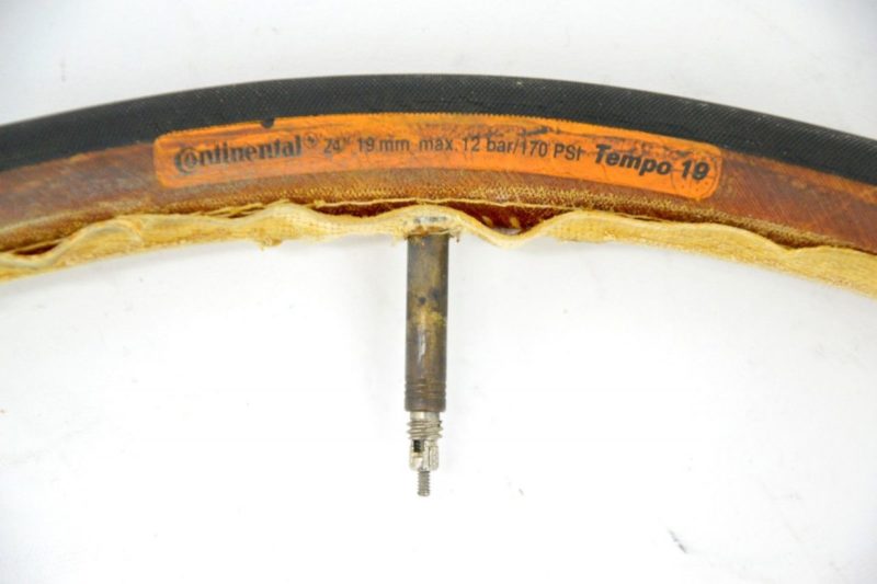 Continental 'Tempo 19mm' Tubular Tyre Tan / Black 24" Track Pista Road Germany