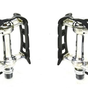 Pédales Campagnolo Record Strada 1037 - Version Early - Acier Italie - 9/16x20F