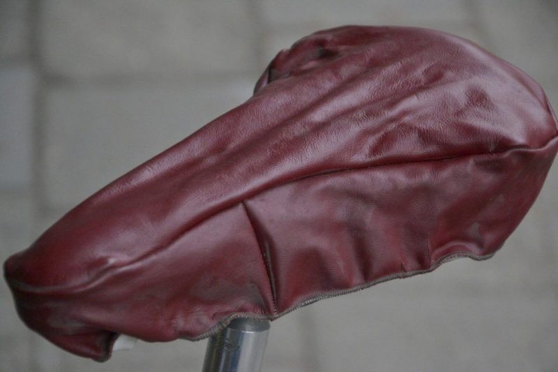 Vintage Italian Real Leather Saddle Covers