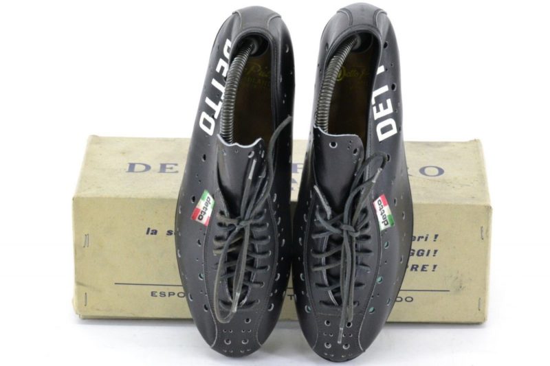 Detto Leather Cycling Shoes 41EUR 8US 255mm Sole - Classic Vintage L'Eroica - Image 2