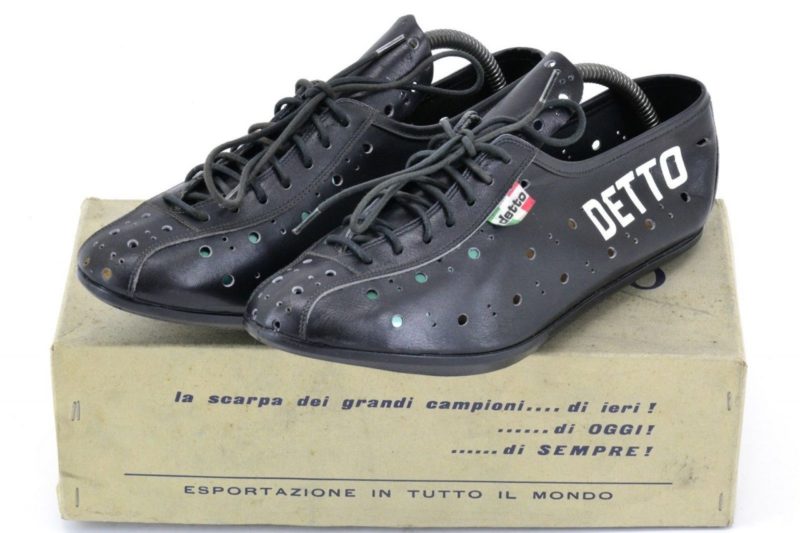 Detto Leather Cycling Shoes 41EUR 8US 255mm Sole - Classic Vintage L'Eroica - Image 3