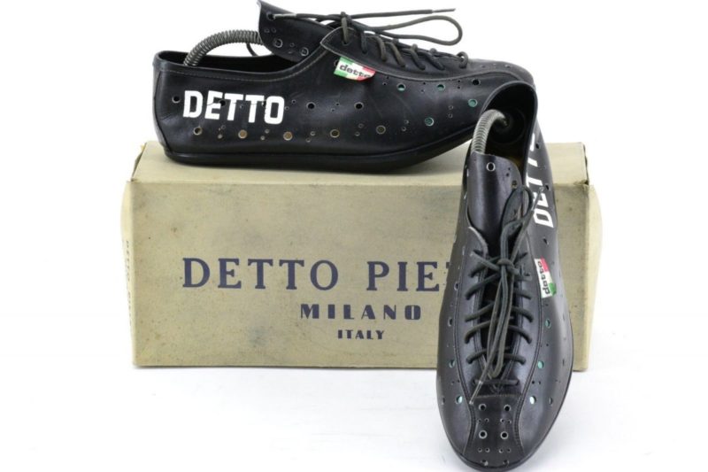 Detto Leather Cycling Shoes 41EUR 8US 255mm Sole - Classic Vintage L'Eroica - Image 4