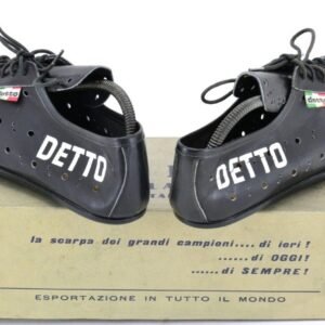 Chaussures Cuir DETTO (T44) Vélo Vintage 1970's Cycling Shoes Leather