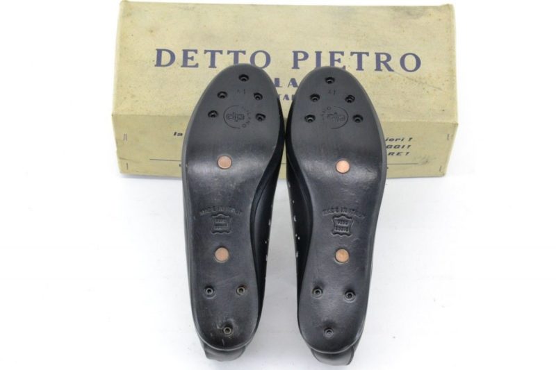 Detto Leather Cycling Shoes 41EUR 8US 255mm Sole - Classic Vintage L'Eroica - Image 6