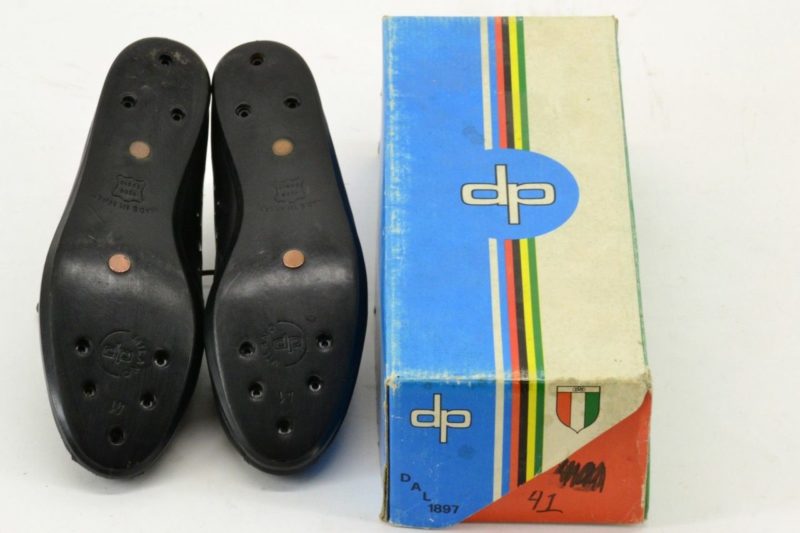 Detto Pietro Classic Cycling Shoes Size 41 Black Leather Perforated L'Eroica - Image 5