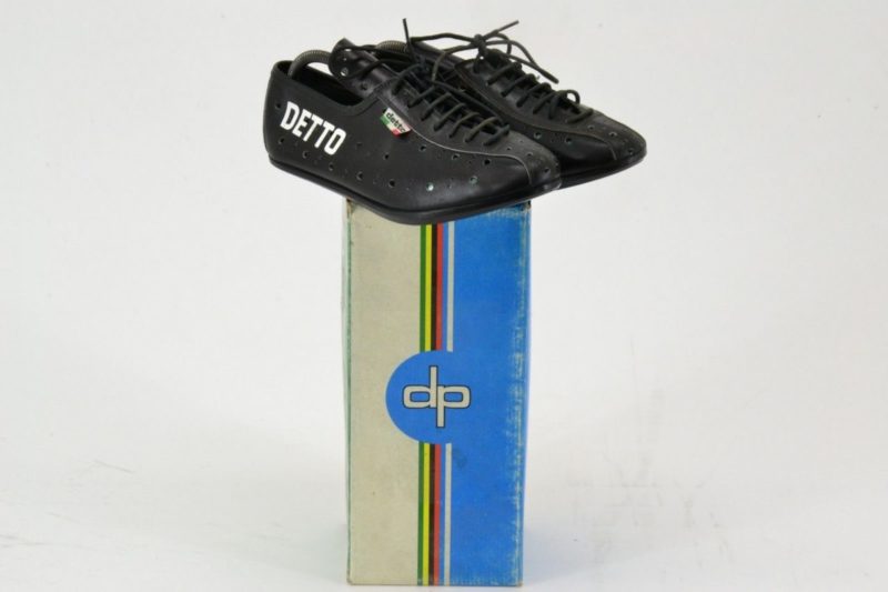 Detto Pietro Classic Cycling Shoes Size 41 Black Leather Perforated L'Eroica - Image 6
