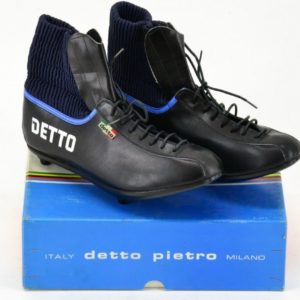 Detto Pietro Hi-Top Leather Cross Shoes 44EUR 11US 270mm Sole - Classic Vintage