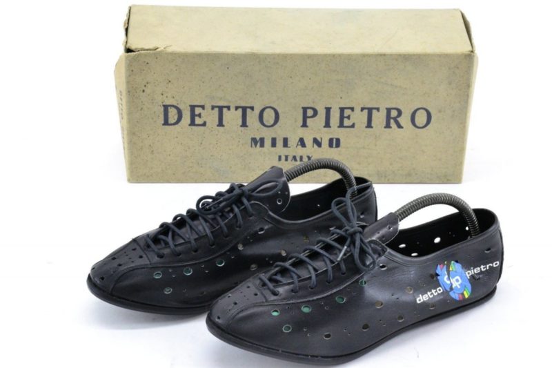 Detto Pietro Leather Cycling Shoes 40EUR 7US 255mm Sole - Classic L'Eroica Giro - Image 4