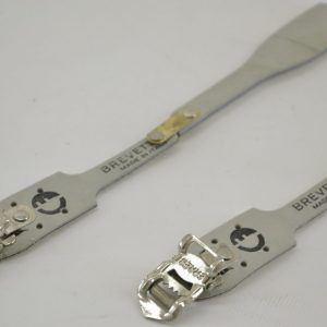 NOS Errebi hinged laminated leather toe straps