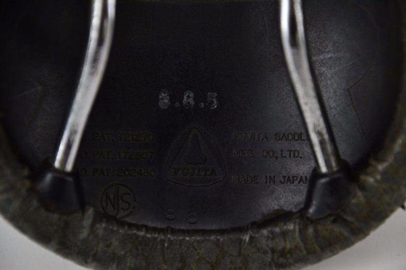 Fujita NJS Seamless Keirin Pista Saddle 1988 Vintage Made In Japan Professional - Image 4