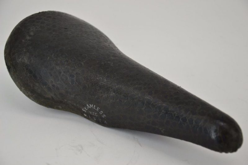 Fujita NJS Seamless Keirin Pista Saddle 1988 Vintage Made In Japan Professional