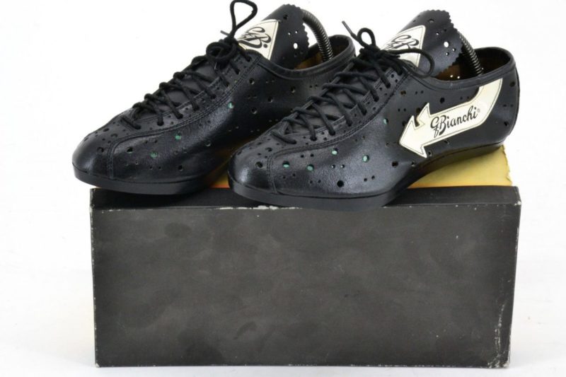 G. Bianchi Women's Leather Cycling Shoes 37EUR 6.5US 230mm Sole - Classic Giro - Image 3