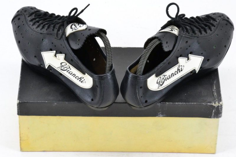 G. Bianchi Women's Leather Cycling Shoes 37EUR 6.5US 230mm Sole - Classic Giro - Image 4
