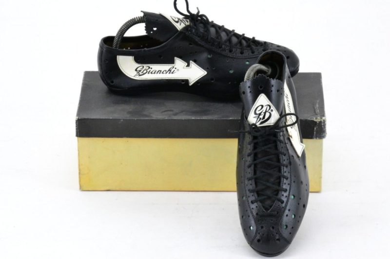 G. Bianchi Women's Leather Cycling Shoes 37EUR 6.5US 230mm Sole - Classic Giro - Image 5