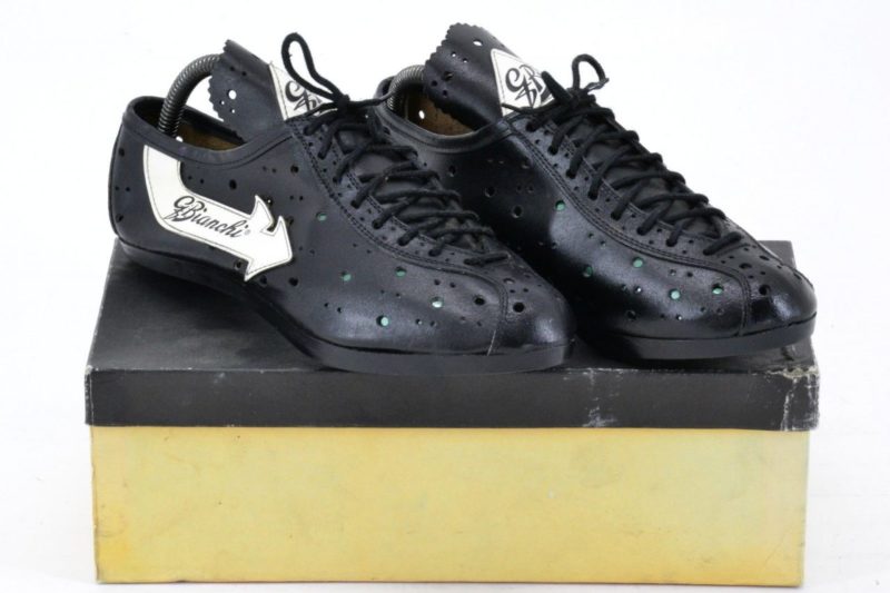 G. Bianchi Women's Leather Cycling Shoes 37EUR 6.5US 230mm Sole - Classic Giro
