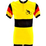 German Champion Pista Track Size 4 Jersey Gold Maglia NJS Velodrome Classic