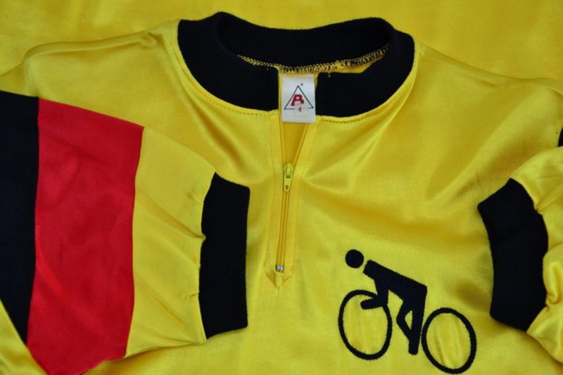 German Champion Pista Track Size 4 Jersey Gold Maglia NJS Velodrome Classic - Image 4