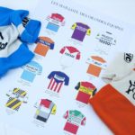 Tour De France 'LES MAILLOTS DES GRANDES ÉQUIPES' Poster 500 x 700mm
