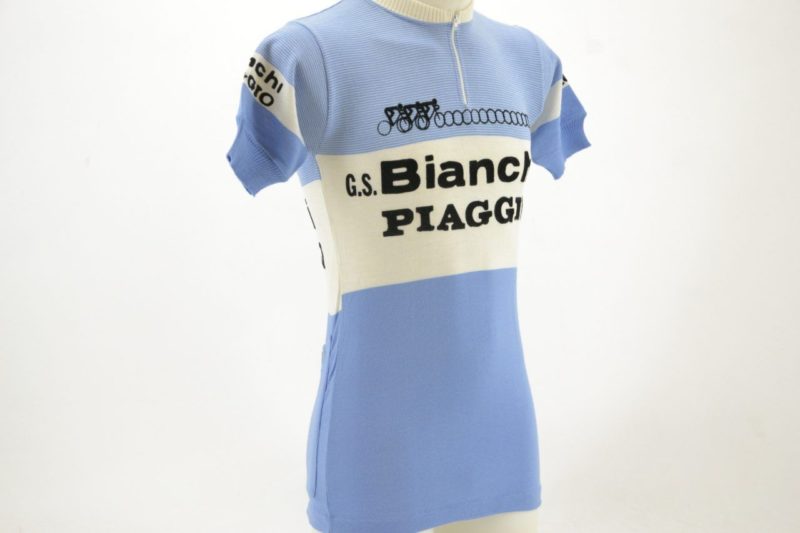 Vintage Original Bianchi Piaggio Team Cycling Jersey