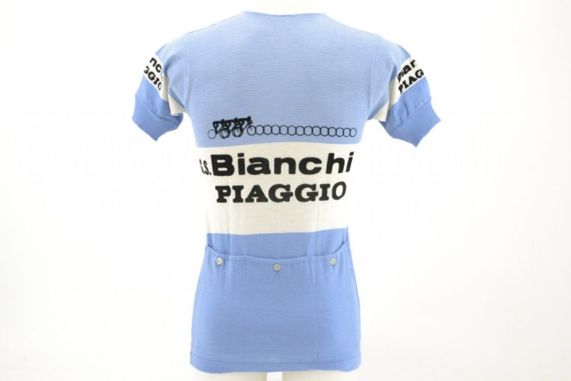 Vintage Original Bianchi Piaggio Team Cycling Jersey