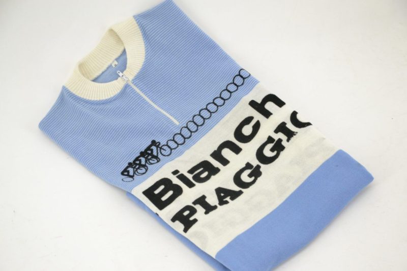Vintage Original Bianchi Piaggio Team Cycling Jersey