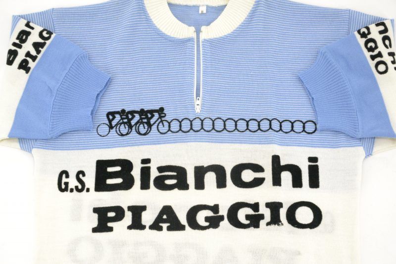Vintage Original Bianchi Piaggio Team Cycling Jersey