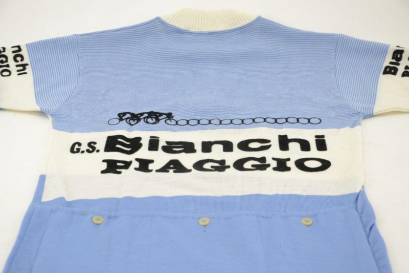 Vintage Original Bianchi Piaggio Team Cycling Jersey