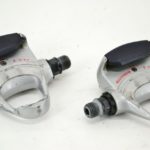 LOOK PP166 Grey Road Racing Pedals Delta 9/16" x 20 1990s Made in France - Image 3