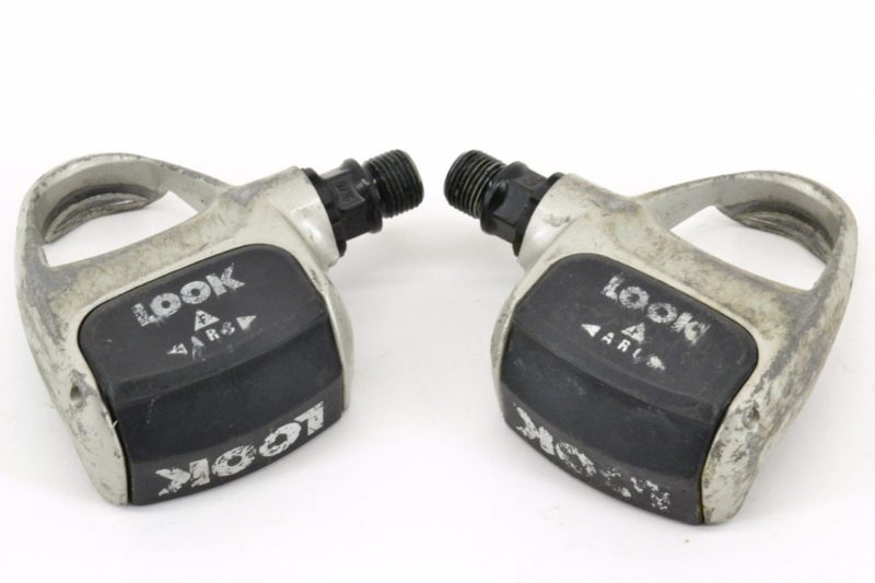 LOOK PP196 ARC Clipless Pedals Black Silver 9/16" x 20 '90s Mavic Vintage - Image 2
