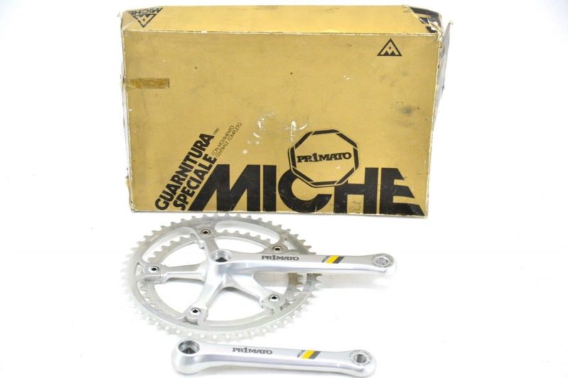 Miche Primato Road Crankset 170mm 52 / 42 Chainrings Made in Italy NIB NOS Giro - Image 5