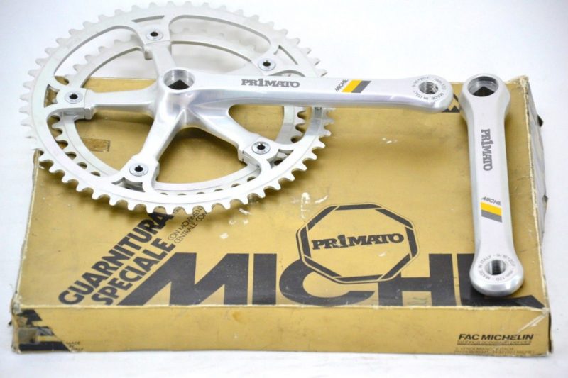 Miche Primato Road Crankset 170mm 52 / 42 Chainrings Made in Italy NIB NOS Giro