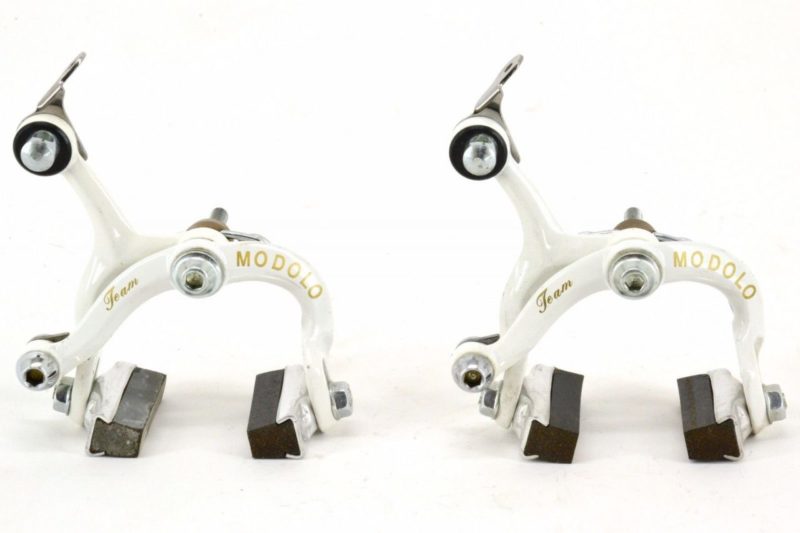 Modolo NOS 'Team' White Road Brake Set 1980s Made in Italy - Image 2