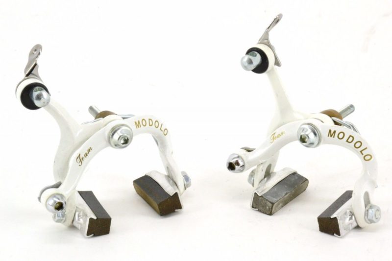 Modolo NOS 'Team' White Road Brake Set 1980s Made in Italy - Image 3