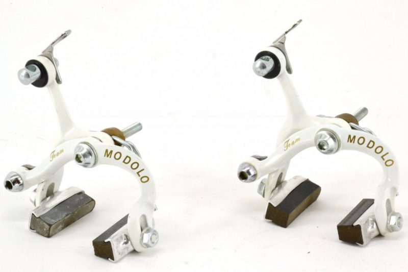 Modolo NOS 'Team' White Road Brake Set 1980s Made in Italy