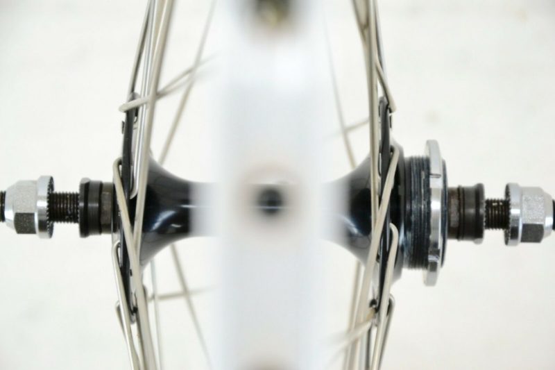 NEW Ambrosio Pista Track Wheelset 28 / 32 Hole White / Black Cicli Berlinetta - Image 7