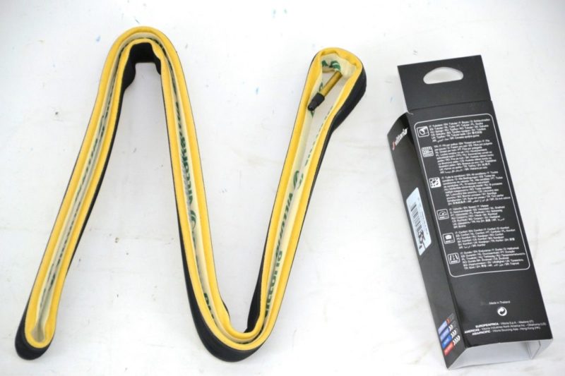 Vittoria 'Juniores 21mm' Tubular Tyre Tan / Black 24" Track Pista Road - Image 2