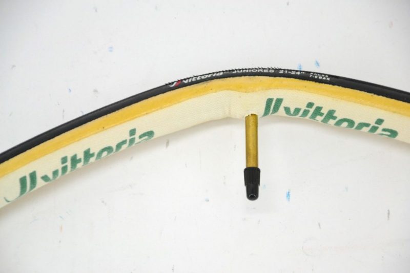 Vittoria 'Juniores 21mm' Tubular Tyre Tan / Black 24" Track Pista Road - Image 7