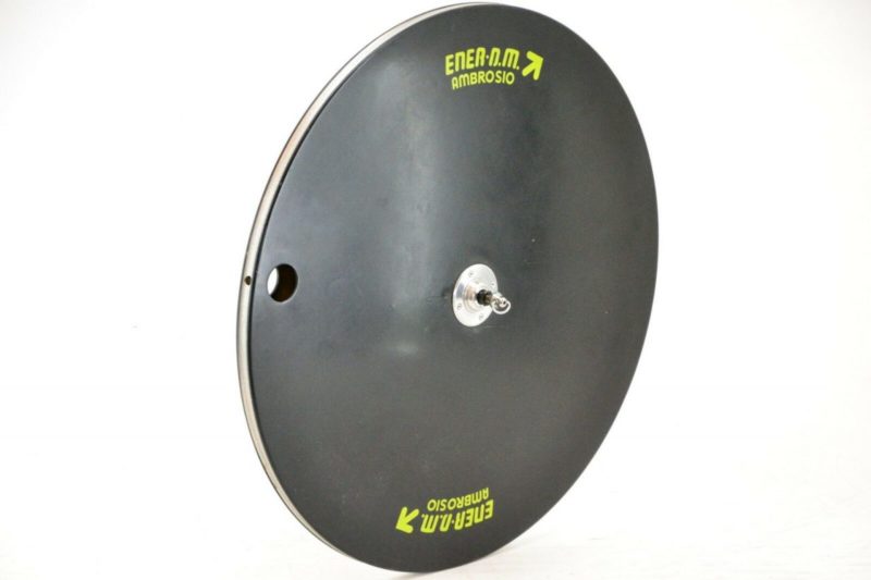 NOS Ambrosio ENER.N.M. Front Lenticular Tubular Disc Wheel 700c 622 Moser FES - Image 3