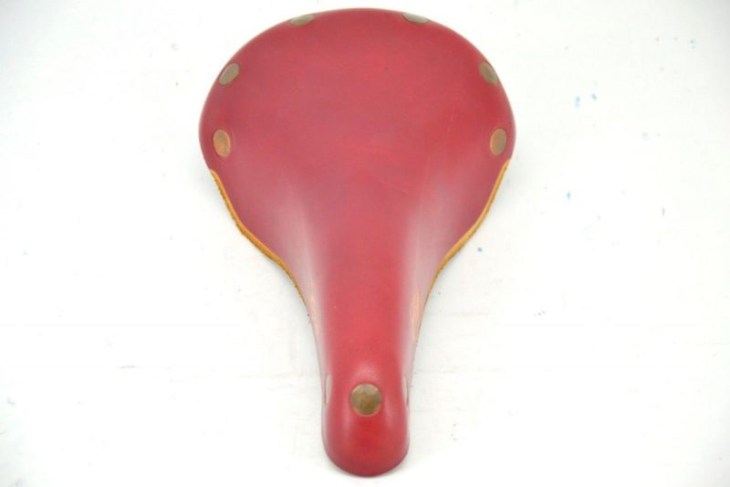 NOS Brooks 'Colt' Saddle Pink Leather Made in England L'Eroica Campagnolo - Image 2