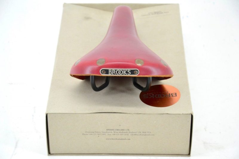 NOS Brooks 'Colt' Saddle Pink Leather Made in England L'Eroica Campagnolo - Image 5