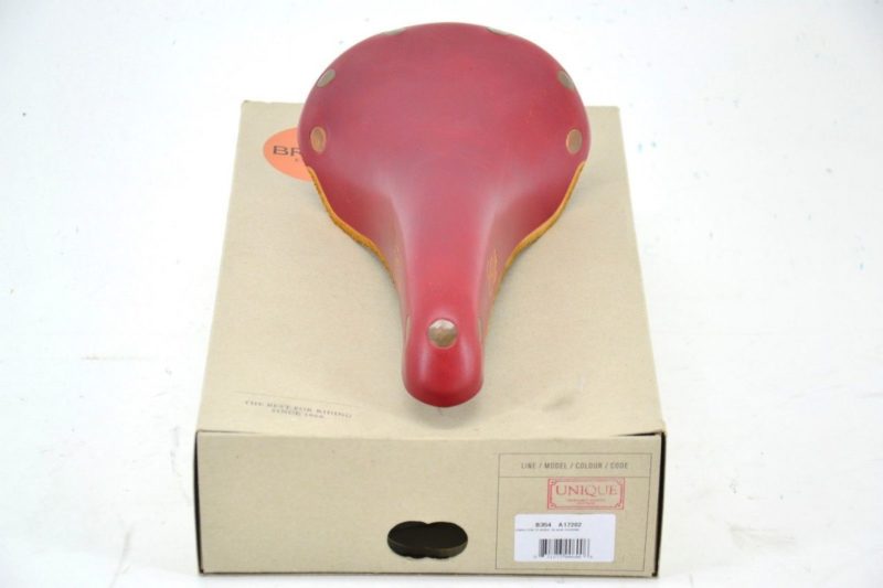 NOS Brooks 'Colt' Saddle Pink Leather Made in England L'Eroica Campagnolo - Image 7