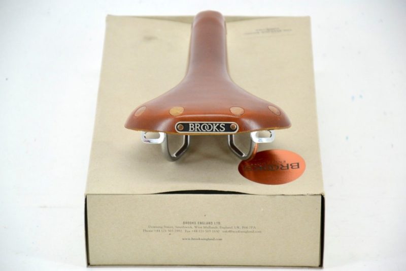 NOS Brooks 'Swift Chrome' Saddle Honey Leather Made in England L'Eroica Classic - Image 2