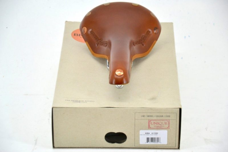 NOS Brooks 'Swift Chrome' Saddle Honey Leather Made in England L'Eroica Classic - Image 4